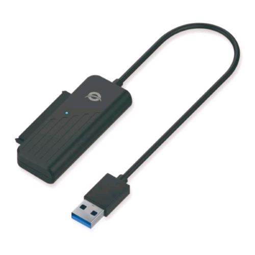 CONCEPTRONIC ADATTATORE DA USB 3.0 A 2.5" SATA/SSD 22 pin NERO