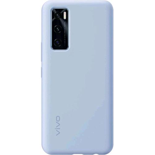 VIVO Y70 COVER IN SILICONE COMPATIBILE CON RICARICA WIRELESS AZZURRO
