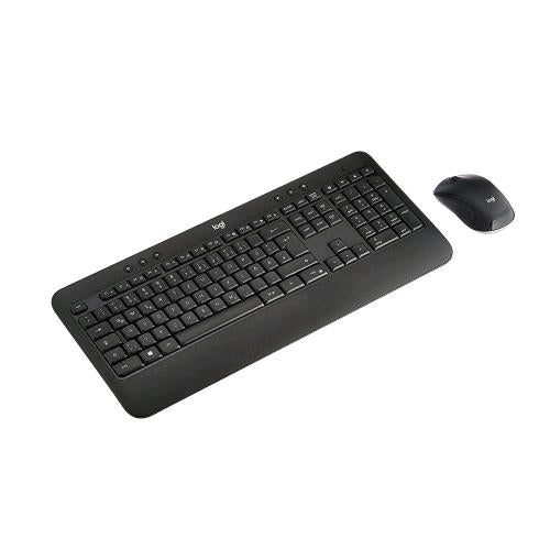 LOGITECH KIT TASTIERA E MOUSE WIRELESS OTTICO 1000 DPI LAYOUT TEDESCO QWERTZ NER