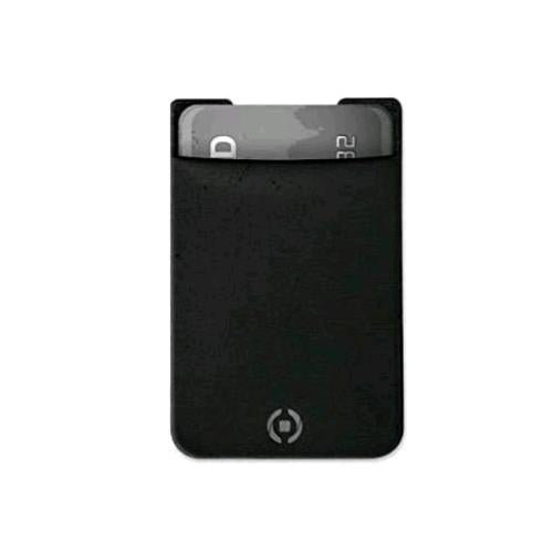 CELLY TASCA ADESIVA PER SMARTPHONE IN TESSUTO NERO