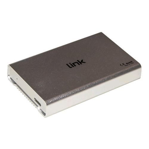 LINK BOX ESTERNO PER HDD SATA 2.5" USB 3.0 FINO A 12.5 MM DI SPESSORE ALLOGGIAME