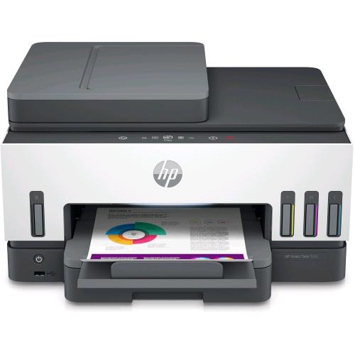 HP SMART TANK 7605 STAMPANTE MULTIFUNZIONE INK JET A COLORI A4 WI-FI USB 15ppm 4