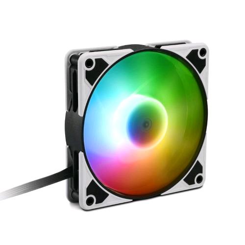 SHARKOON SILENTSTORM VENTOLA 120 PWM RGB CON CUSCINETTI ANTIVIBRAZIONE BIANCO NE