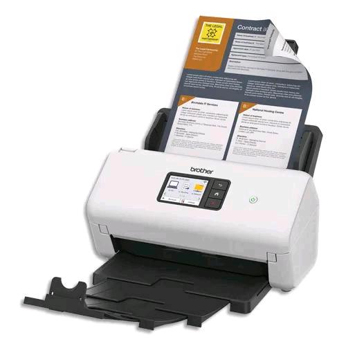 BROTHER ADS-4300N SCANNER DOCUMENTALE A4 DUPLEX ADF 50 FOGLI LAN USB 3.0 40ppm 6