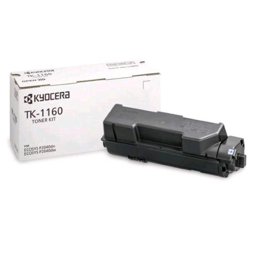 KYOCERA TK-1160 TONER NERO PER ECOSYS P2040dn P2040dw 7.200 PAGINE