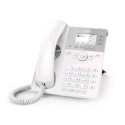 SNOM D717 TELEFONO FISSO IP CON 6 ACCOUNT SIP DISPLAY A COLORI PORTA USB ATTACO