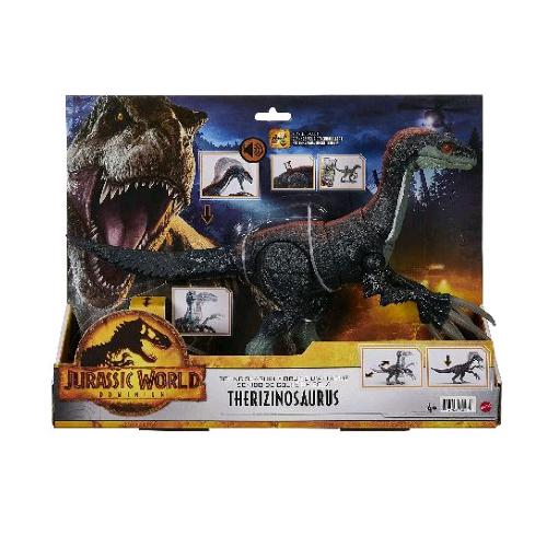 MATTEL JURASSIC WORLD THERIZINOSAURO ATTACC TAGLIENTE CON EFFETTI SONORI