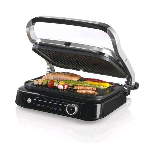 HISENSE HCG2100S GRIGLIA A CONTATTO 2100W 6 PROGRAMMI NERO