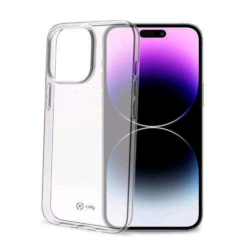 CELLY GELSKIN APPLE iPHONE 14 PRO MAX COVER IN TPU ANTI SHOCK TRASPARENTE
