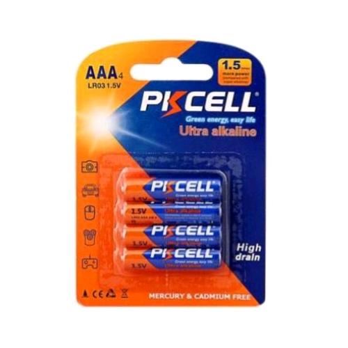 DIGITUS BATTERIE MINI STILO AAA LR03 ULTRA ALCALINE 1.5V 4 Pz.