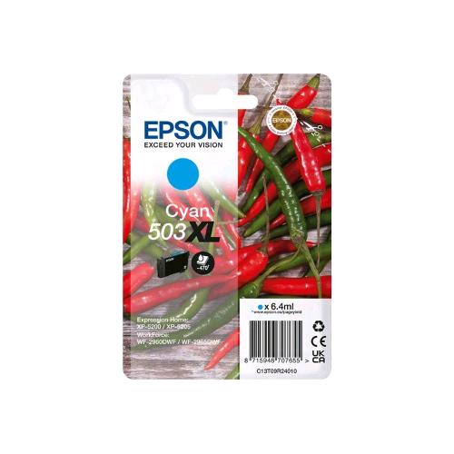 EPSON 503 XL CARTUCCIA INK CIANO 6.4 ML per EPL 5200; RIP Station 5200; WorkForc