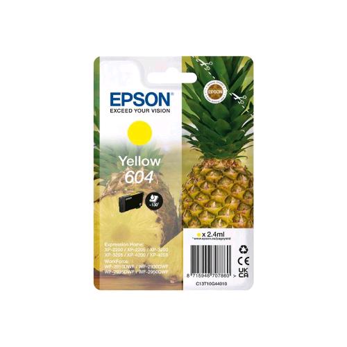 EPSON 604 CARTUCCIA INK GIALLO 2.4 ML PER Expression Home XP-4200; Home Cinema 3