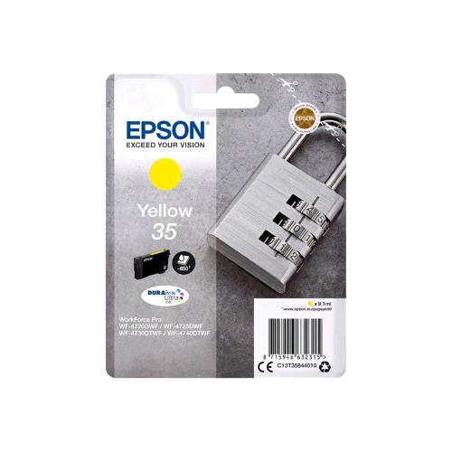 EPSON 35 CARTUCCIA INK GIALLO 9.1 ML PER WorkForce Pro WF-4720, WF-4720DWF, WF-4