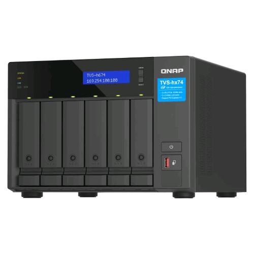 QNAP TVS-H674-I5-32G NAS 2 SLOT i5-12400 2.5GHz RAM 32GB LAN 2.5 GIGA RAID 1, 5,