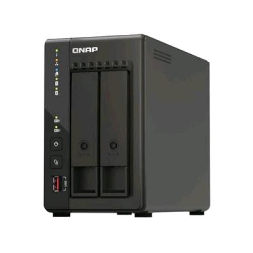 QNAP TS-253E NAS CHASSIS TOWER INTEL CELERON J6412 2.6GHz RAM 8GB-2 BAY HDD/SSD