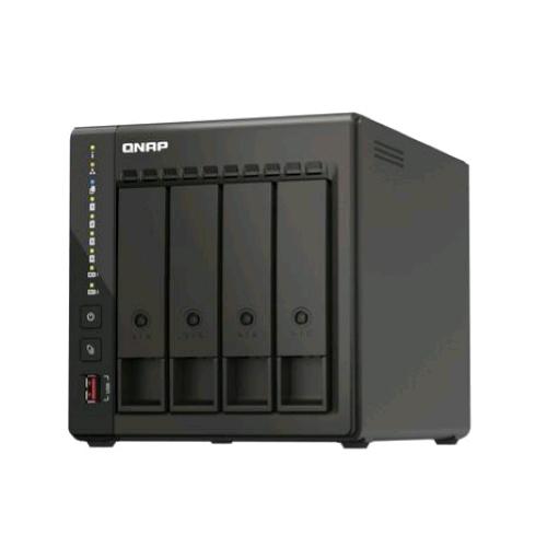 QNAP TS-453E NAS CHASSIS TOWER INTEL CELERON J6412 2.6GHz RAM 8GB-4 BAY HDD/SSD