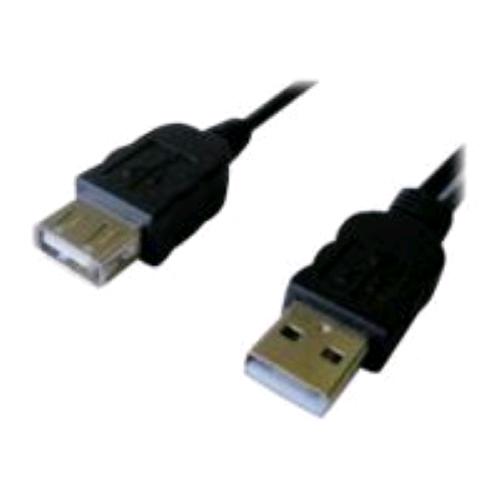 MEDIACOM CAVO PROLUNGA DA USB-A MASCHIO A USB-A FEMMINA 3 MT NERO