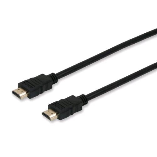 EQUIP 119350 CAVO HDMI TIPO A M/M FINO A 4K CONNETTORI PLACCATI ORO 1.8MT NERO