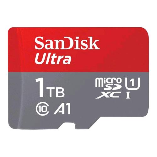 SANDISK ULTRA microSDXC 1.000GB A1 / UHS Class 1 / Class10 CON ADATTATORE A SD