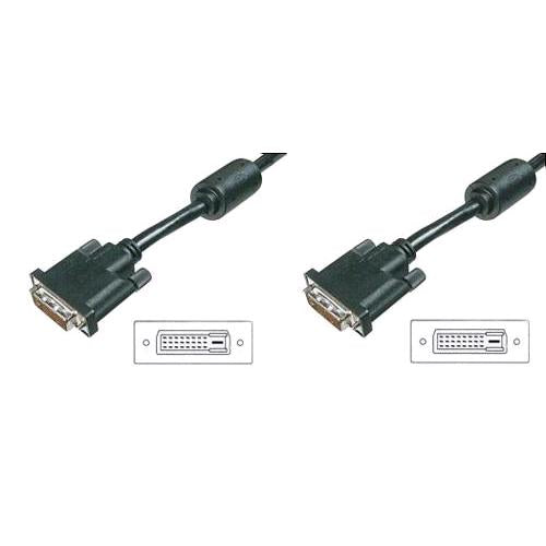 DIGITUS CAVO DVI-D 24+1 DUAL LINK MASCHIO/MASCHIO 1.8 MT NERO