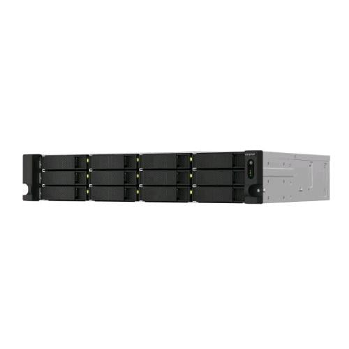 QNAP TS-1264U-RP-8G NAS CHASSIS RACK 12 BAY HDD HOT SWAP 2.5"/3.5" 2 PORTE LAN R