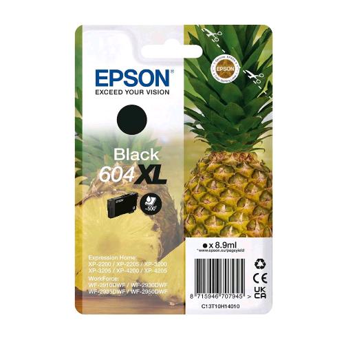 EPSON 604XL CARTUCCIA INK-JET ORIGINALE RESA ELEVATA 500 PAGINE NERO