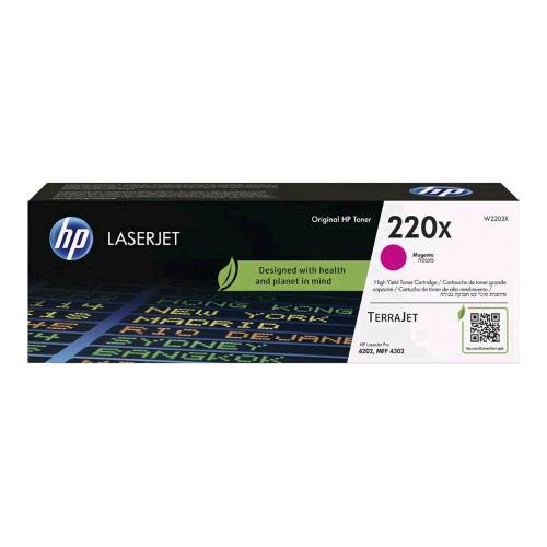 HP 220X TONER MAGENTA PER Color LaserJet Pro MFP 4301, MFP 4303 5.500 PAGINE