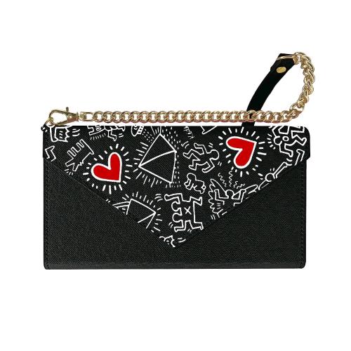 CELLY PHONE BAG KEITH HARING CUSTODIA A PORTAFOGLIO PER SMARTPHONE FINO A 6.7''
