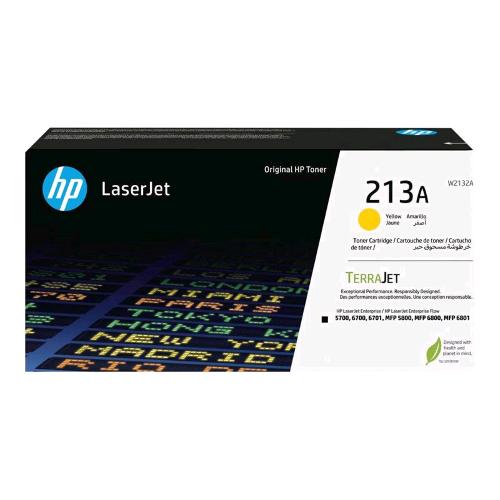 HP 213A TONER GIALLO PER COLOR LASERJET 5700dn, 6700dn, MFP 5800dn, MFP 6800dn 3