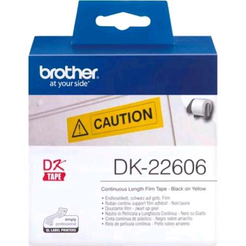 BROTHER DK22606 NASTRO STAMPANTI A TRASFERIMENTO TERMICO 62MMx15.24MT COLORE GIA