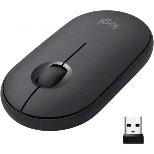 LOGITECH M350S PEBBLE MOUSE 2 MOUSE OTTICO WIRELESS + BLUETOOTH 3 PULSANTI CLICK