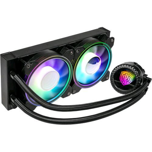 KOLINK UMBRA VOID 240 ARGB CPU LIQUID COOLER DISSIPATORE A LIQUIDO 2 VENTOLE 240
