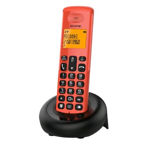 ALCATEL E160 CORDLESS DECT AMPIO DISPLAY A 2 LINEE BLOCCO CHIAMATE IN ARRIVO CON
