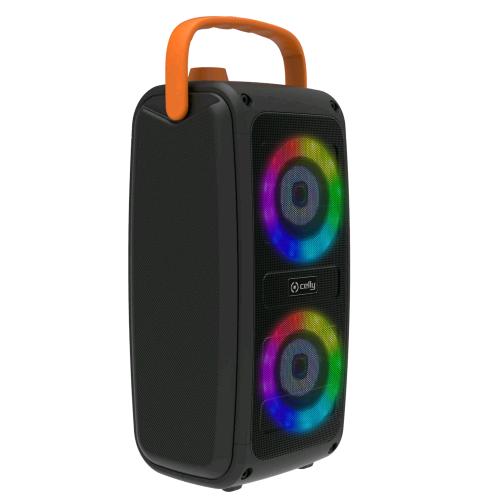 CELLY KIDSPARTYRGB CASSA WIRELESS RGB LIGHT 10 W + MICROFONO FUNZIONE KARAOKE NE