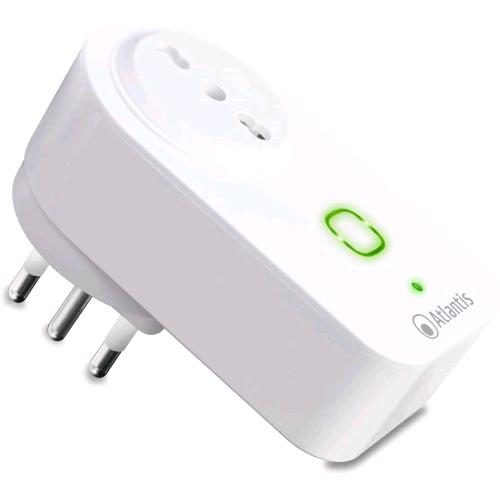 ATLANTIS A17-SS16A SMART PLUG WI-FI PRESA ELETTRICA CONTROLLATA CON INTERRUTTORE