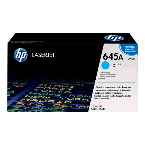 HP C9731A TONER CIANO PER LASERJET 5550DTN-5550DN-5550N-5550 GARANZIA ITALIA (C9