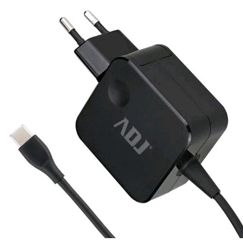 ADJ 160-00147 ALIMENTATORE NOTEBOOK USB-C 65W COMPATIBILE CON APPLE CAVO 1.5 MT