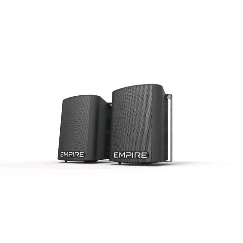 EMPIRE WALL 250 MIC CASSE AMPLIFICATE 250 W CON INGRESSO MICROFONICO JACK 6.3mm
