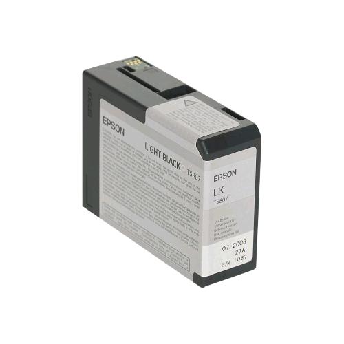 EPSON T5807 CARTUCCIA INCHIOSTRO NERO LIGHT EPSON ULTRACHROME K3 PER STYLUS PRO