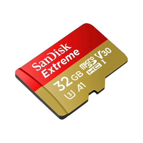 SANDISK EXTREME MICRO SDHC 32GB A1 / Video Class V30 / UHS-I U3 UHS-I