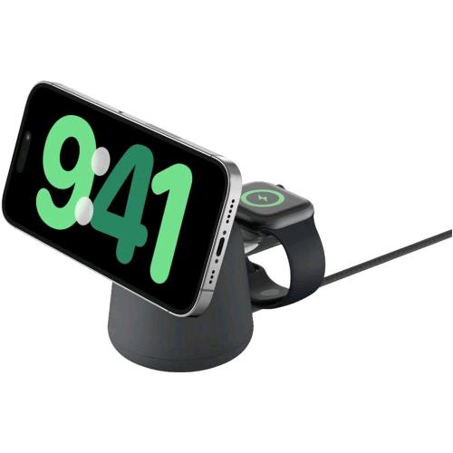 BELKIN BOOSTCHARGE PRO DOCK DI RICARICA WIRELESS 2 IN 1 CON MagSafe 15 W PER iPH