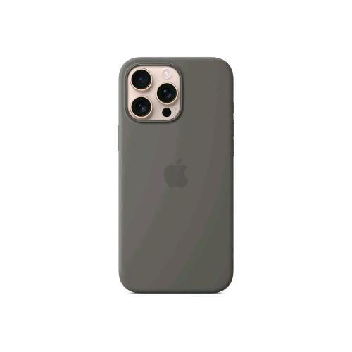 APPLE iPHONE 16 PRO MAX SILICONE CASE COVER MagSafe IN SILICONE STONE GREY