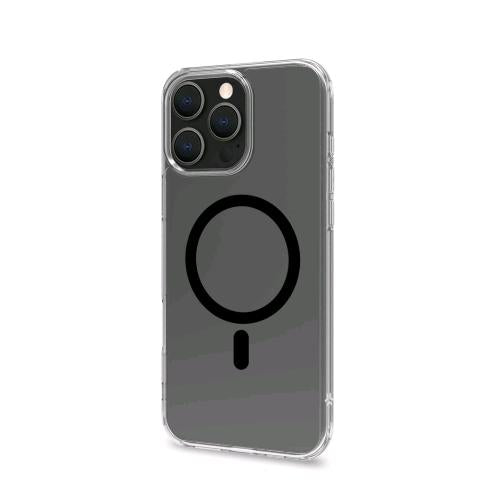 CELLY APPLE iPHONE 16 PRO MAX COVER IN MORBIDO TPU TRASPARENTE COMPATIBILE MagSa