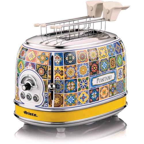 ARIETE 105 POSITANO EDITION TOSTAPANE ELETTRICO IN METALLO 2 FESSURE 810 W 6 LIV