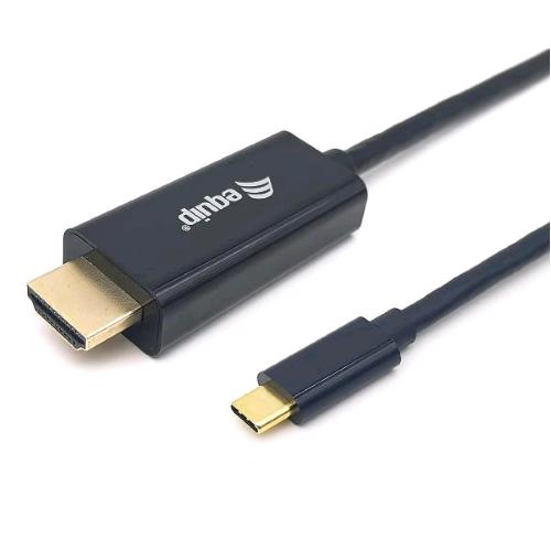 EQUIP CAVO ADATTATORE DA USB-C MASCHIO AD HDMI 4K/30Hz MASCHIO 1 MT NERO