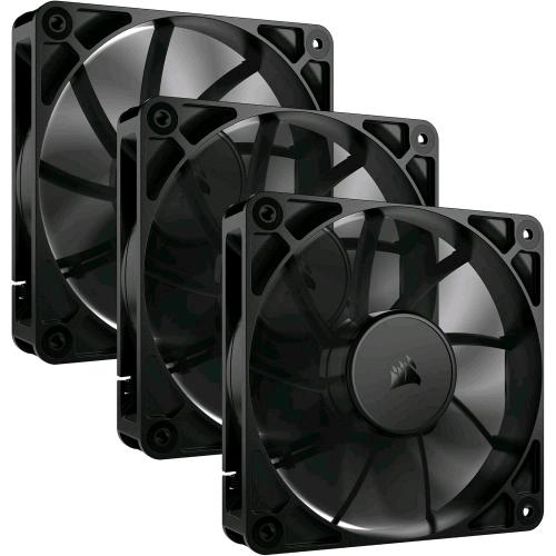 CORSAIR RS120 120 mm PWM Ventole TRIPLE PACK NERO