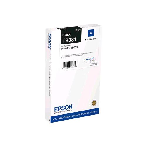 EPSON T9081 CARTUCCIA INCHIOSTRO NERO XL 100ML 5000 PAGINE