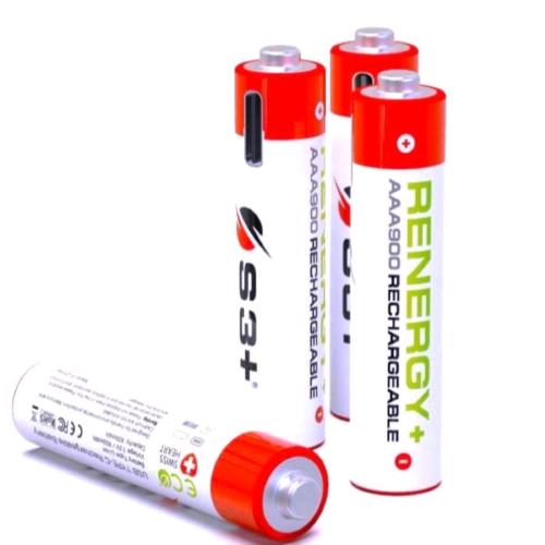 S3+ BATTERIE RICARICABILI AL LTIO AAA 900MWH (2PZ)