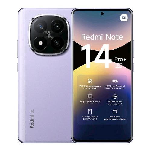 XIAOMI REDMi NOTE 14 PRO+ 5G DUAL SIM 6.67" OCTA CORE 256GB RAM 8GB 5G ITALIA LA