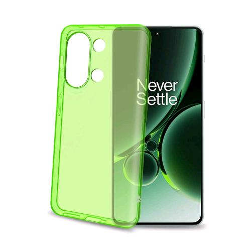 CELLY ONEPLUS NORD 3 COVER IN MORBIDO TPU TRASPARENTE VERDE